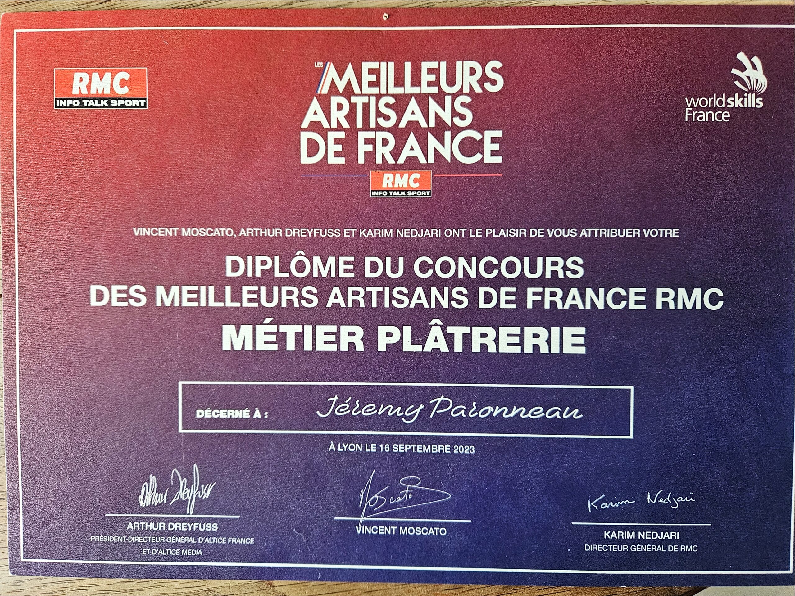 meilleurs artisans de France
